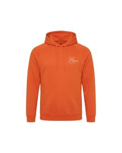 Oranje unisex hoodie